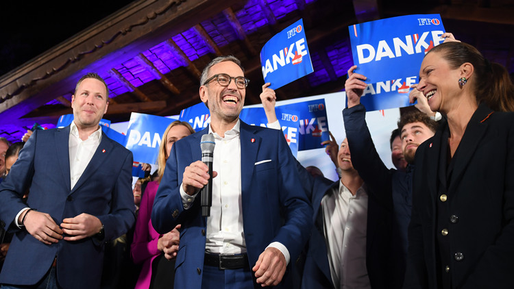 外媒：極右翼政黨贏下奧地利選舉，執(zhí)政前景尚不明朗