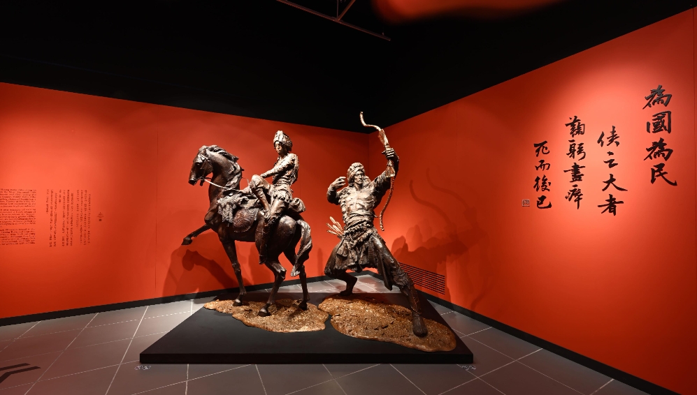 金庸百年誕辰紀(jì)念任哲雕塑展結(jié)束 逾40萬人次參觀