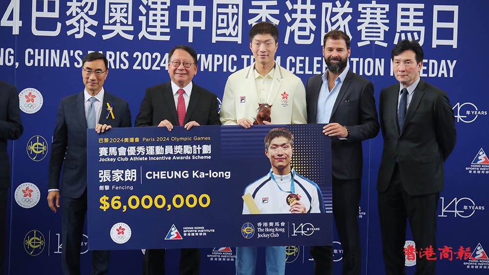 有片｜2024巴黎奧運中國香港隊賽馬日 張家朗目標(biāo)劍指大滿貫