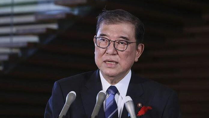 日本首相石破茂向靖國(guó)神社供奉祭品