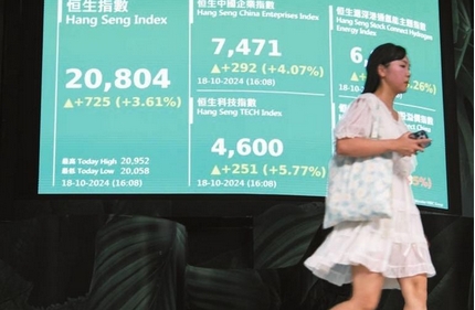 港股跟隨A股大漲725點(diǎn)  利好停不了 股市不差錢