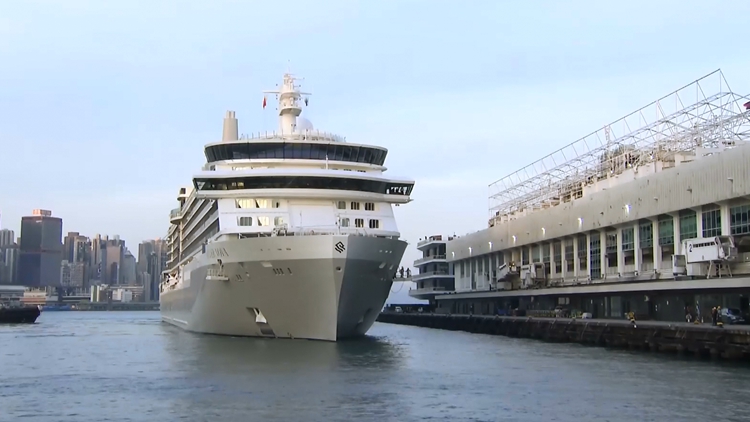 銀海新星號郵輪首度訪港 逾500名旅客將逗留2日1夜
