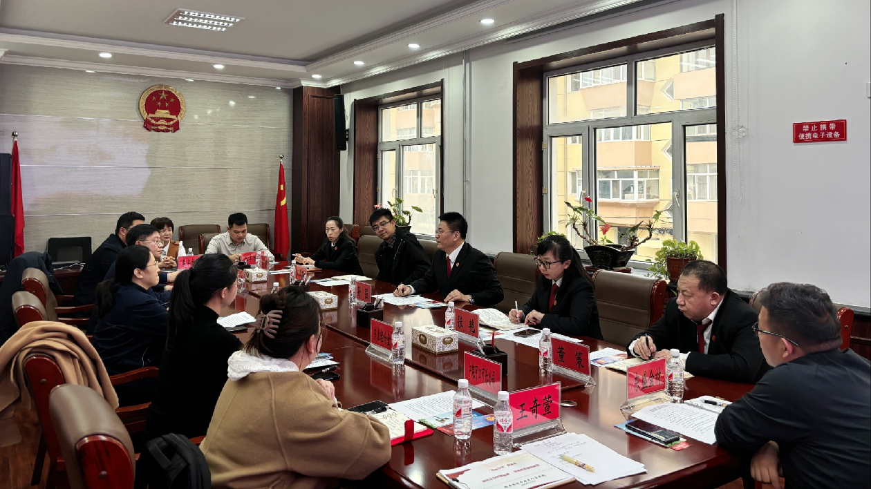 哈市平房區(qū)人民法院開展「政商沙龍」駐區(qū)企業(yè)座談會