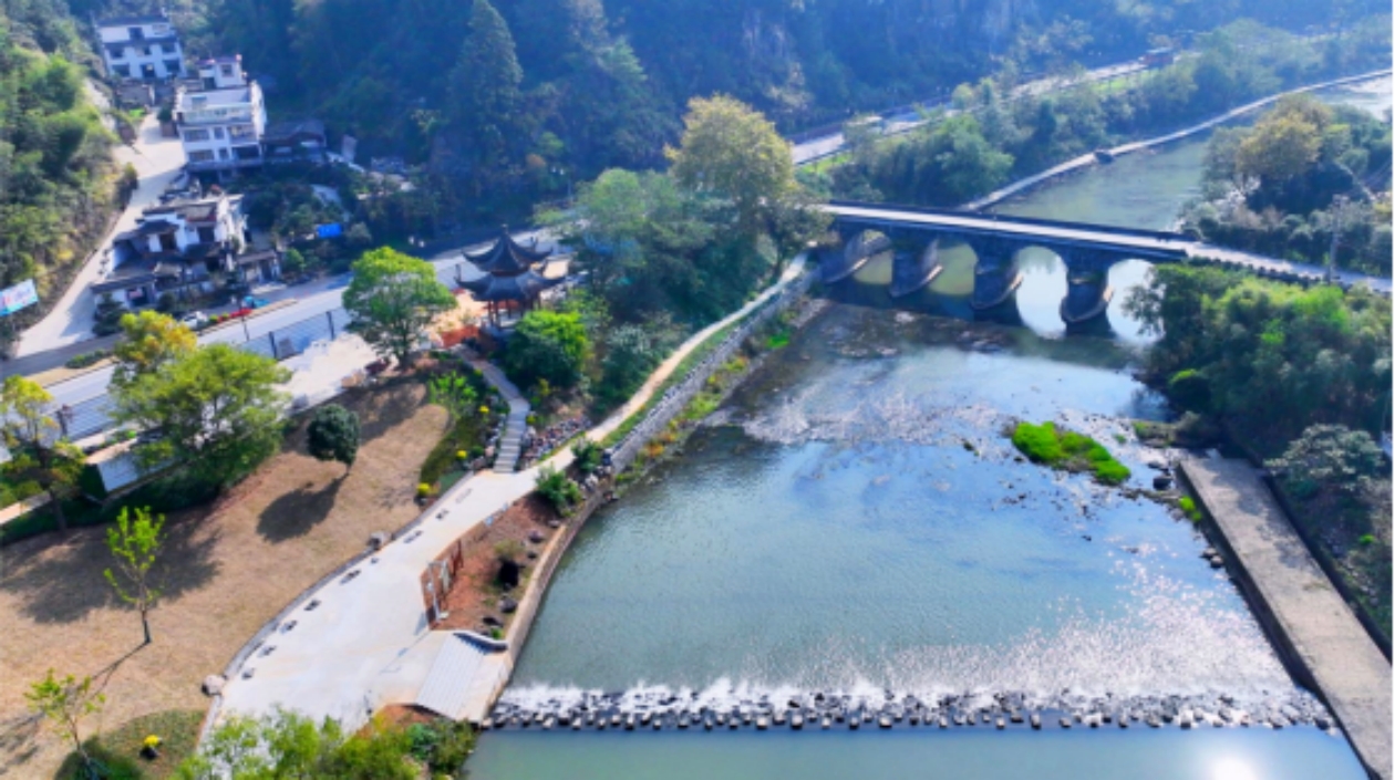 近水映城古今輝映 皖黟縣城南水口拉開(kāi)「畫(huà)幅」