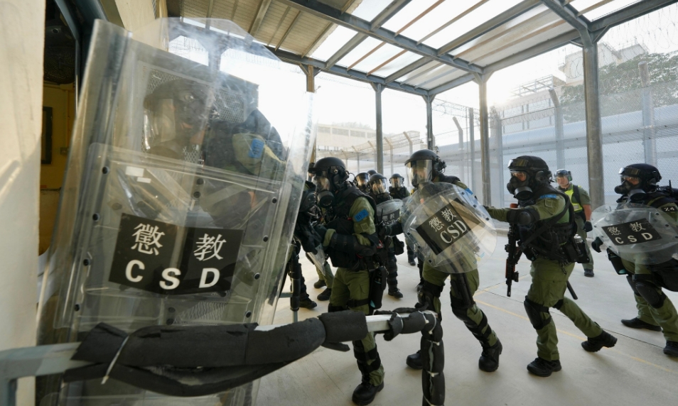 懲教署「和諧二十三號」演習 測試突發(fā)事件應變能力