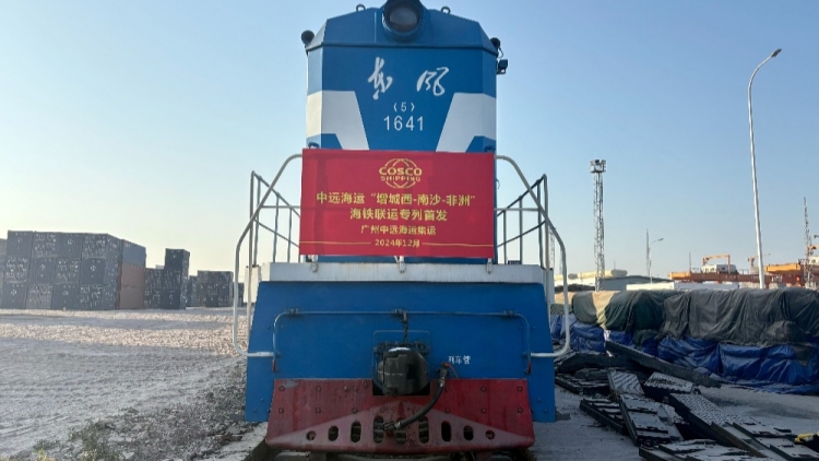 粵港澳大灣區(qū)首開增城西至非洲「班列+班輪」模式海鐵聯(lián)運