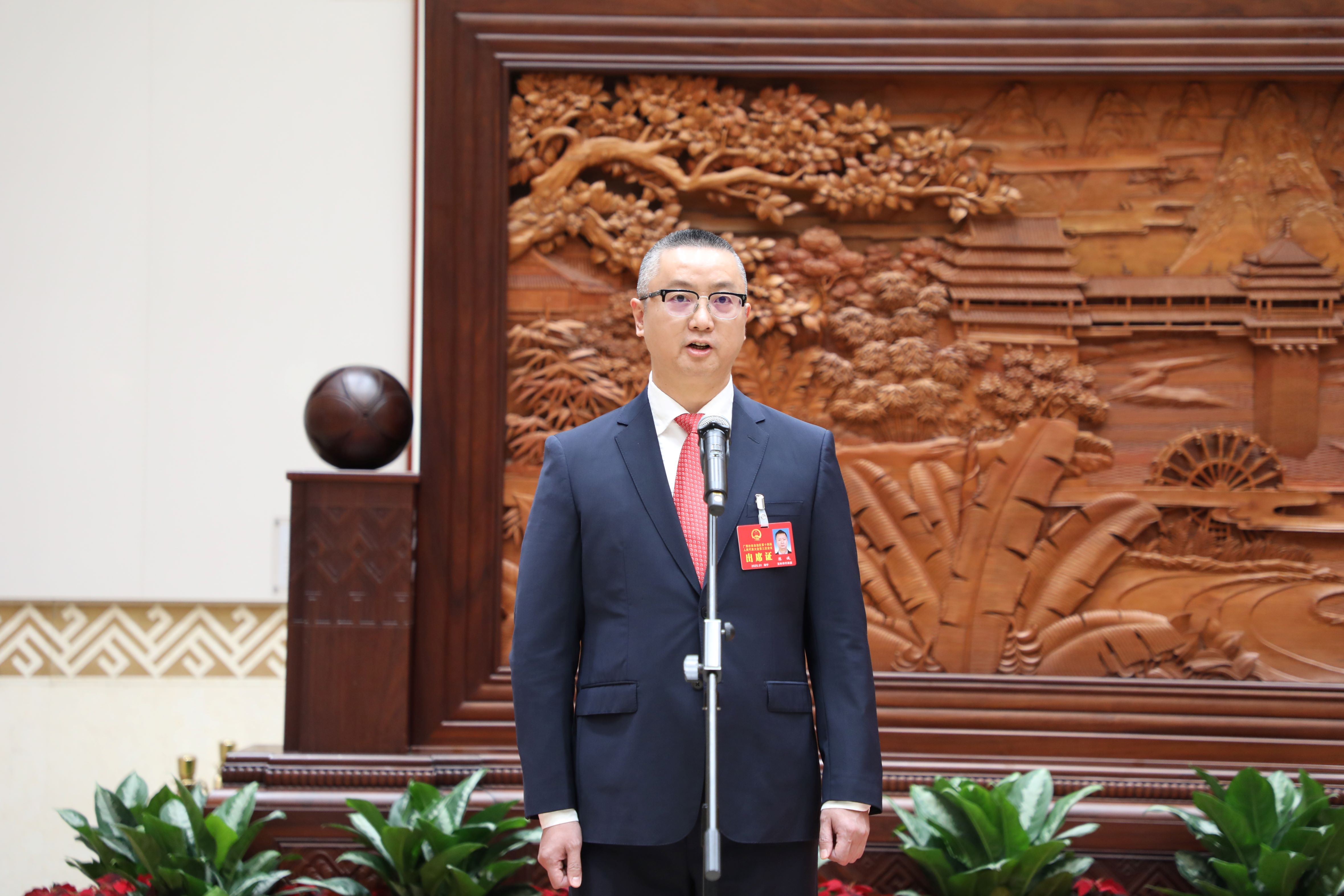 【人大代表聚焦廣西高質(zhì)量發(fā)展】陳誠：融入國家發(fā)展大局中 企業(yè)才有更多機會