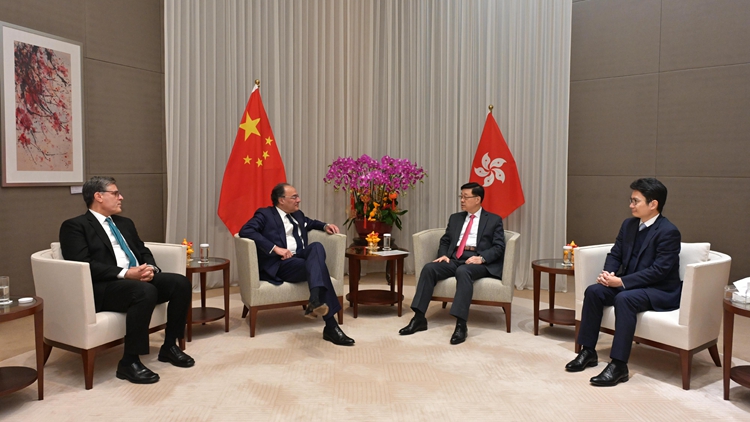 巴基斯坦財長奧朗澤布晤特首李家超 雙方就兩地經(jīng)濟合作等進行建設(shè)性對話