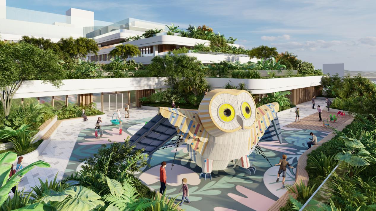 深圳市兒童醫(yī)院科教綜合樓封頂