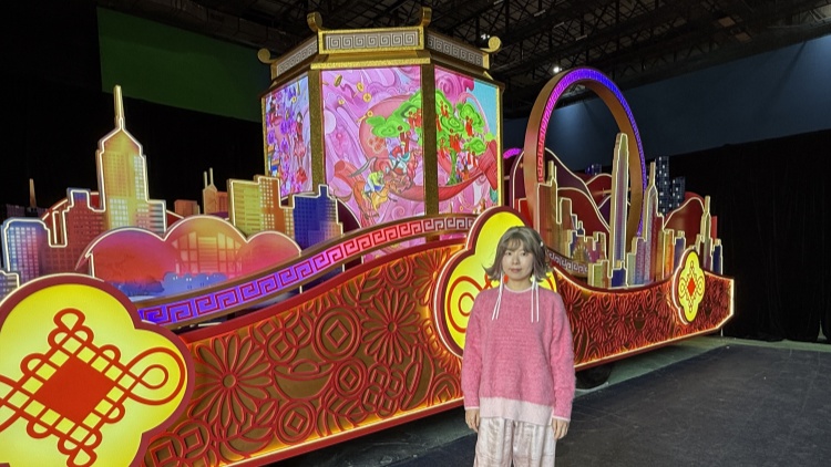 旅發(fā)局花車有四大亮點  十個如意結(jié)寓意新一年十全十美