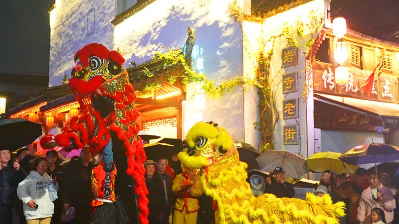 皖徽州區(qū)：巖寺老街「年味濃」