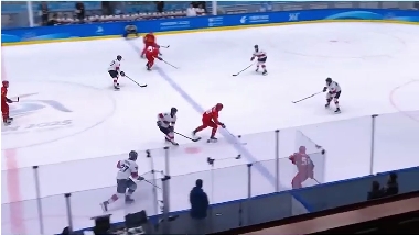 有片丨中國男冰亞冬會首秀 加時5:6憾負(fù)韓國