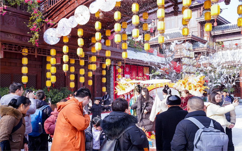 四川江油：春節(jié)假期旅遊消費總收入近9億 增長30%