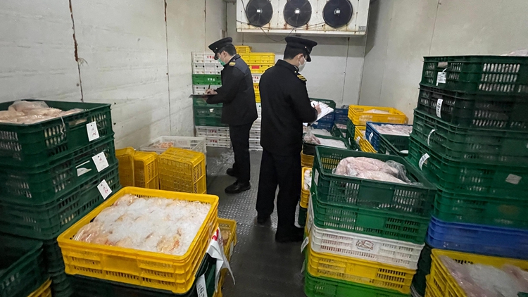 食環(huán)署搗破元朗無牌凍房 拘捕1人並展開檢控程序