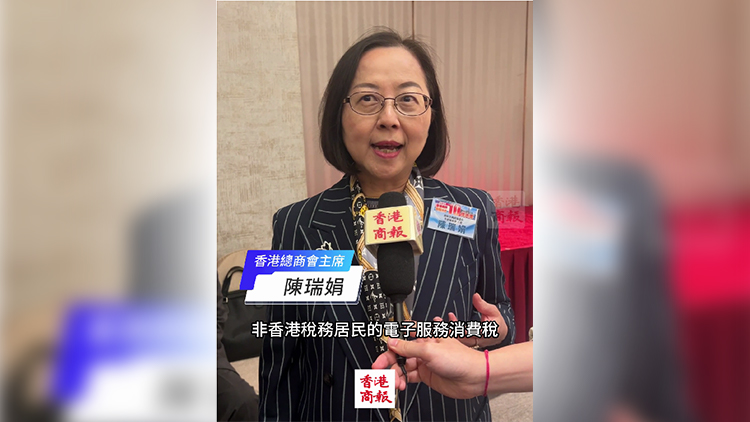 有片｜香港總商會主席陳瑞娟倡徵收電子服務(wù)稅和檢討公務(wù)員編制 應(yīng)對財赤