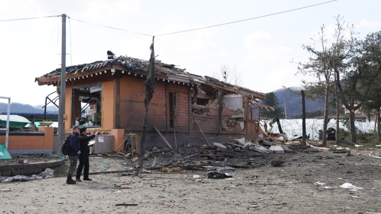 韓美軍演誤炸韓國居民樓 受損房屋計達142所