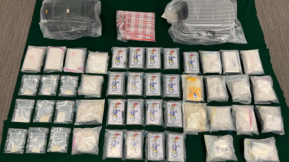 海關(guān)尖沙咀檢獲39公斤可卡因 市值約3300萬元