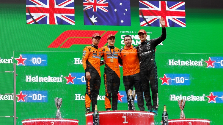 F1中國(guó)大獎(jiǎng)賽產(chǎn)生新冠軍 邁凱倫車隊(duì)包攬前兩名