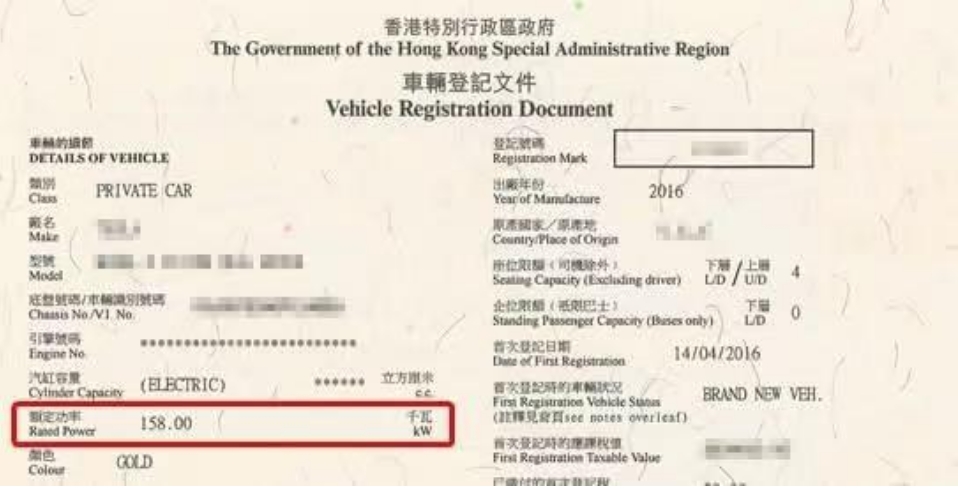 運(yùn)流局：調(diào)整電動(dòng)私家車牌照費(fèi)架構(gòu) 下周五提交立法會(huì)諮詢