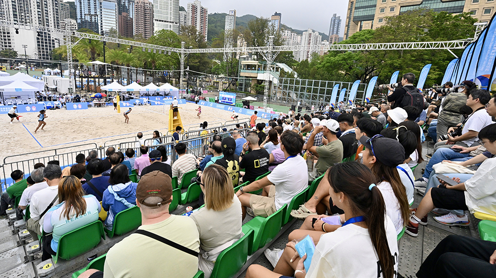 十五運(yùn)會沙排測試賽順利完成 男女子組均由港隊(duì)組合奪冠