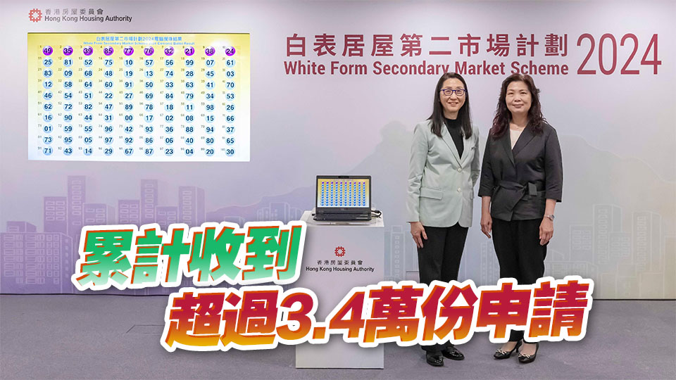 「白居二2024」攪珠 首10個(gè)號(hào)碼為49、35、39、85、77、76、32、21、38、24