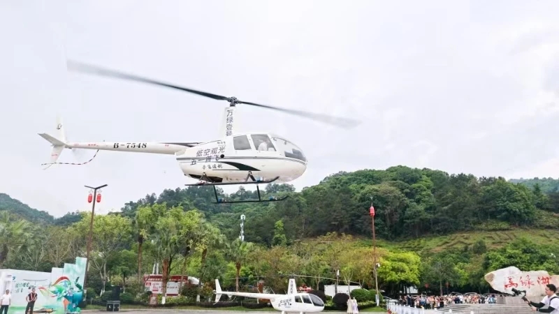 首飛成功！河源萬綠湖開啟「飛行模式」