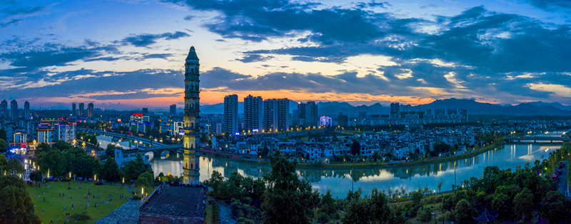 有片|皖徽州區(qū)：晚霞「上線」顏值爆表