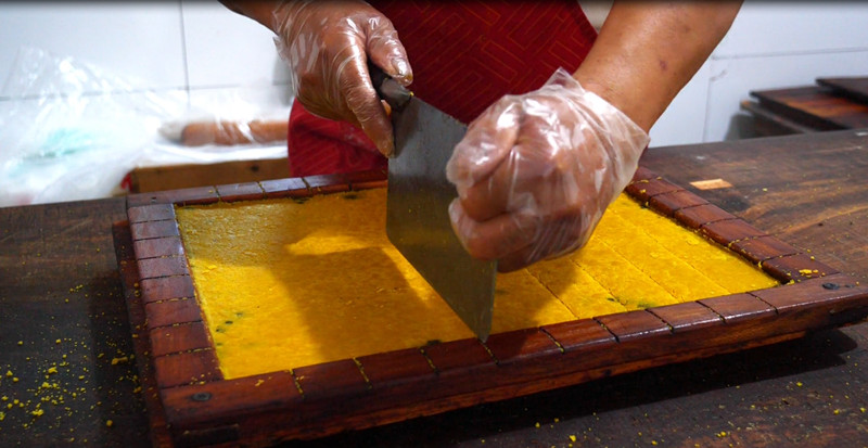 皖休寧縣：端午美食綠豆糕 清涼解暑又解饞