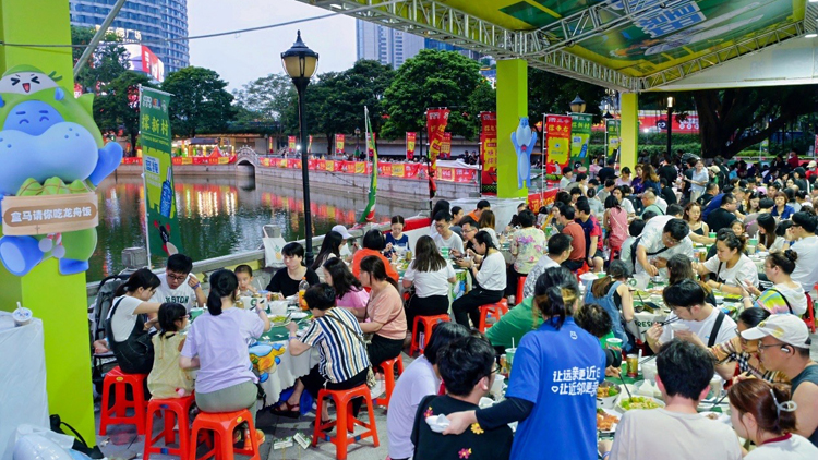 憑龍船飯出圈  盒馬食材端上廣州獵德土豪村龍舟宴