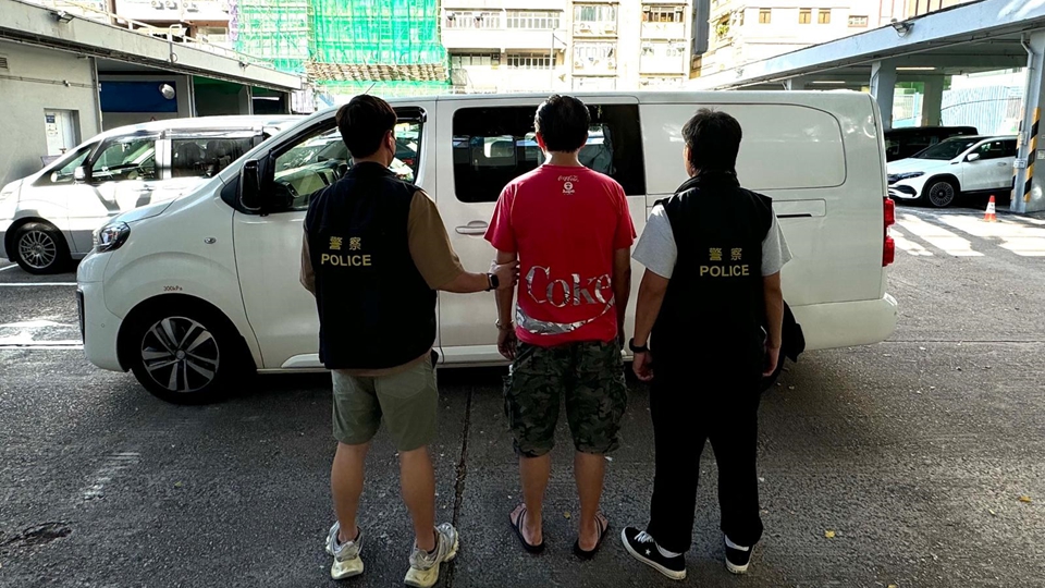 警方旺角搗破賣淫場(chǎng)所 拘捕56歲本地男子