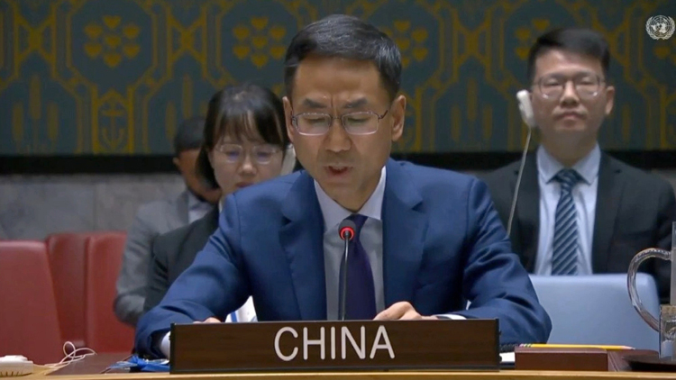 耿爽在聯(lián)合國揭露美國只想佔便宜