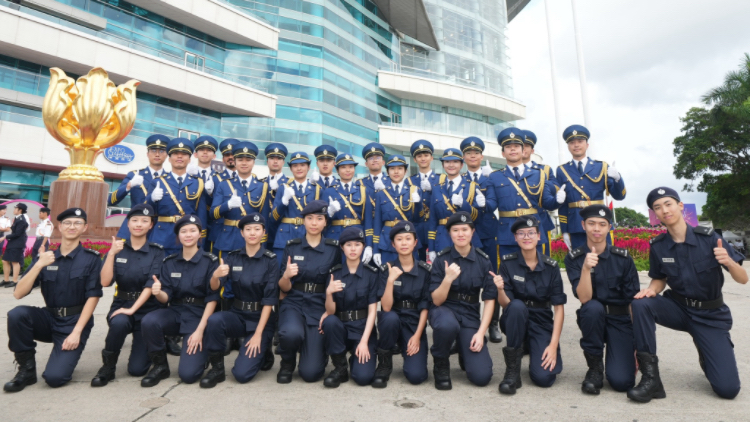 香港回歸28周年 | 懲教署儀仗隊(duì)參與升旗儀式