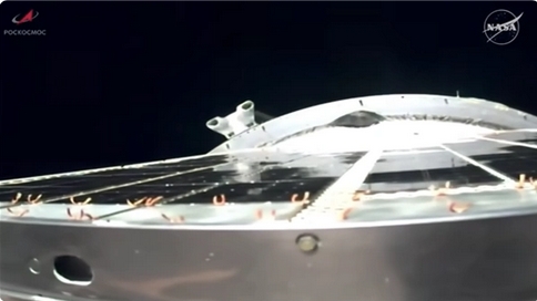 俄「進步MS-31」貨運飛船與國際空間站對接