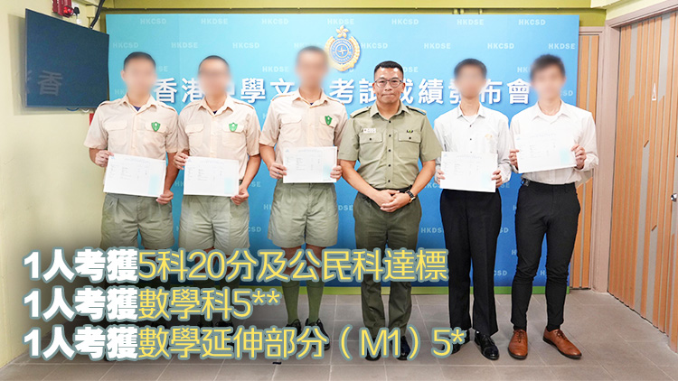 DSE今放榜 4名在囚青少年考獲符合入讀本地大學(xué)要求