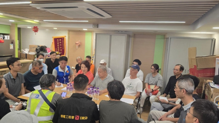 益豐大廈所有電力恢復(fù)在即 各部門(mén)群策群力助居民渡難關(guān)