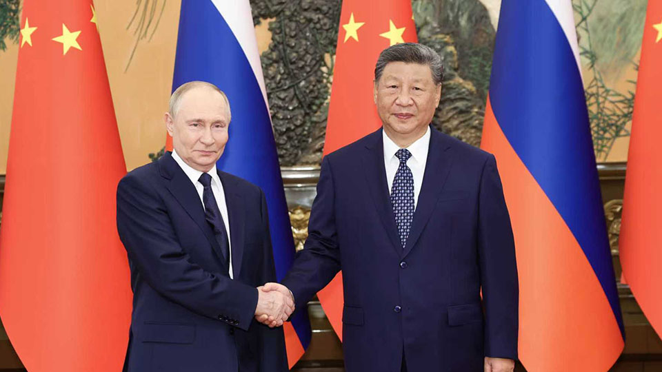 習近平同俄羅斯總統(tǒng)普京會談 