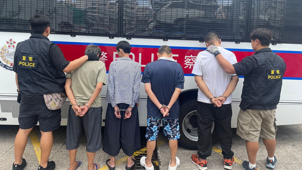 警方旺角搗破毒窟 拘捕5名男女