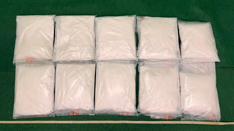 海關機場檢值312萬元氯胺酮 拘捕從阿姆斯特丹抵港22歲男子