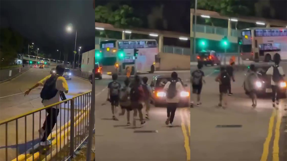 有片｜少年巴士迷午夜馬路狂奔 網(wǎng)民譴責(zé)罔顧安全