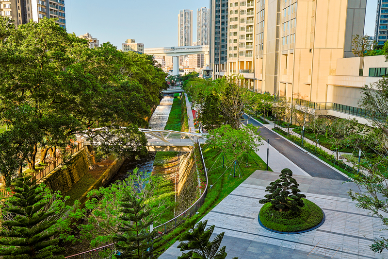家門口建起「親水花園」，深鐵為居民打造約2萬(wàn)平方米生態(tài)景觀帶
