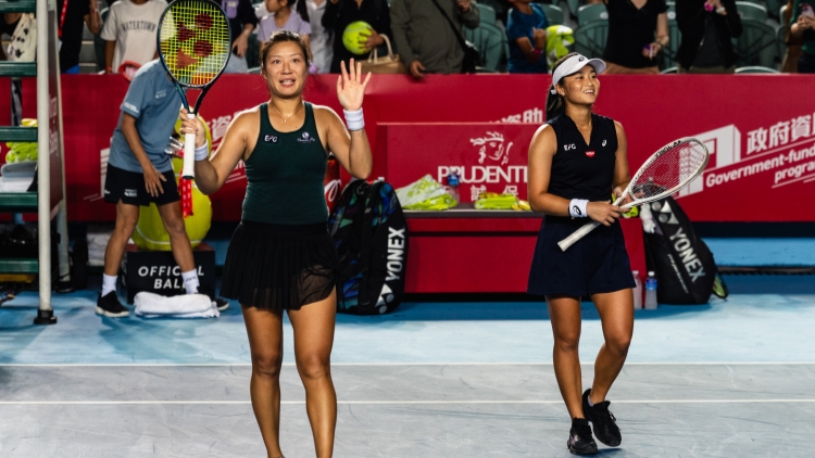 香港網(wǎng)球賽：張瑋桓王康怡首勝雙打晉8強 費蘭迪絲哉芝一齊過關(guān)