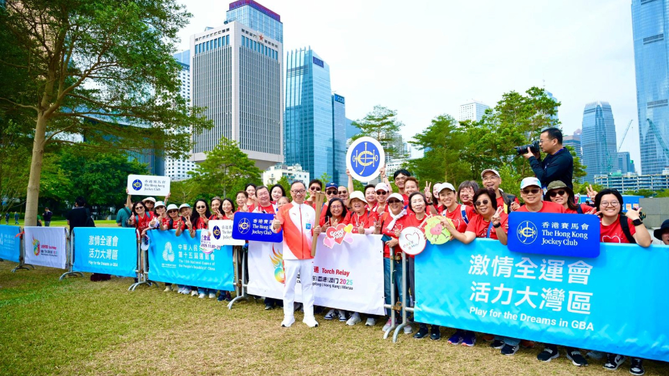 馬會(huì)派出9位代表參與傳遞聖火