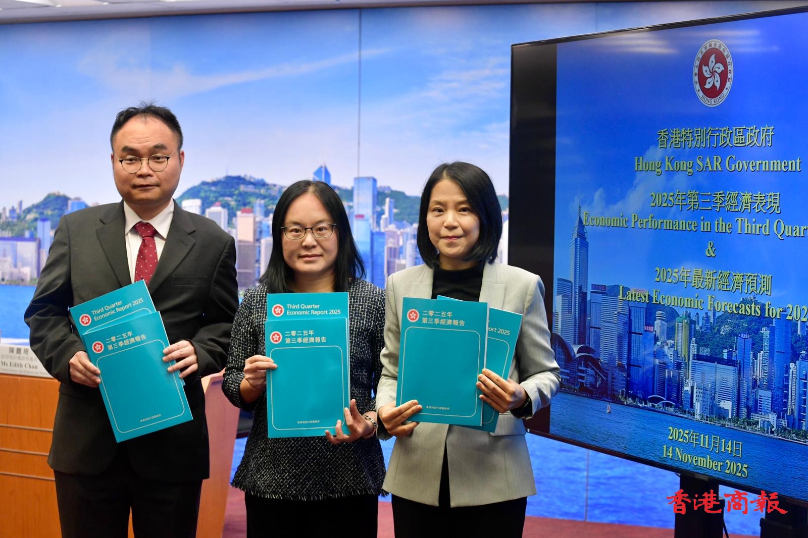 港府上調(diào)全年經(jīng)濟增長預測至3.2%  林幗瑛：關(guān)稅影響明年出口表現(xiàn)