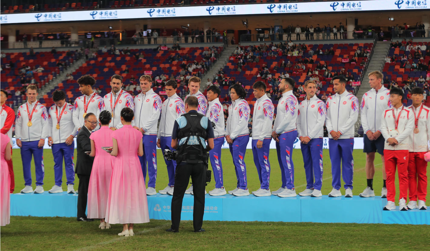 有片丨七欖男隊主場奪金 頒獎儀式直擊｜中國工商銀行（亞洲）特約 
