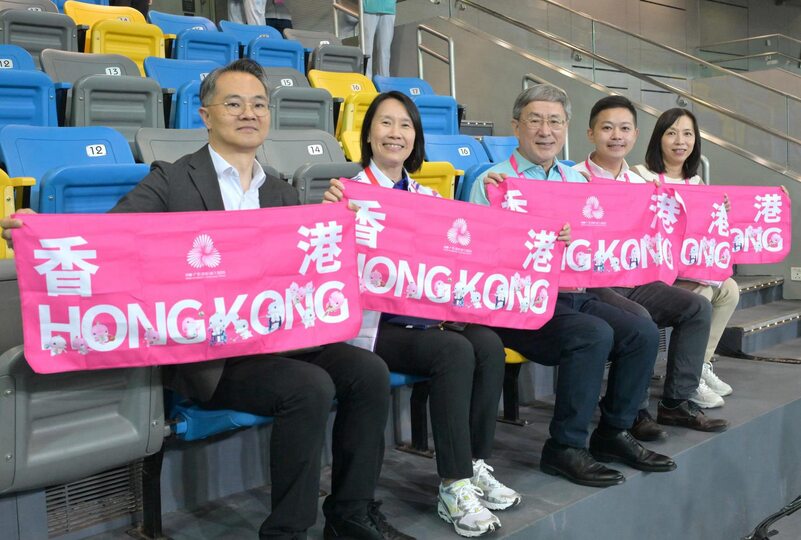 卓永興為李思穎打氣：港隊(duì)在賽場(chǎng)展示高度拼勁 值得支持和讚賞