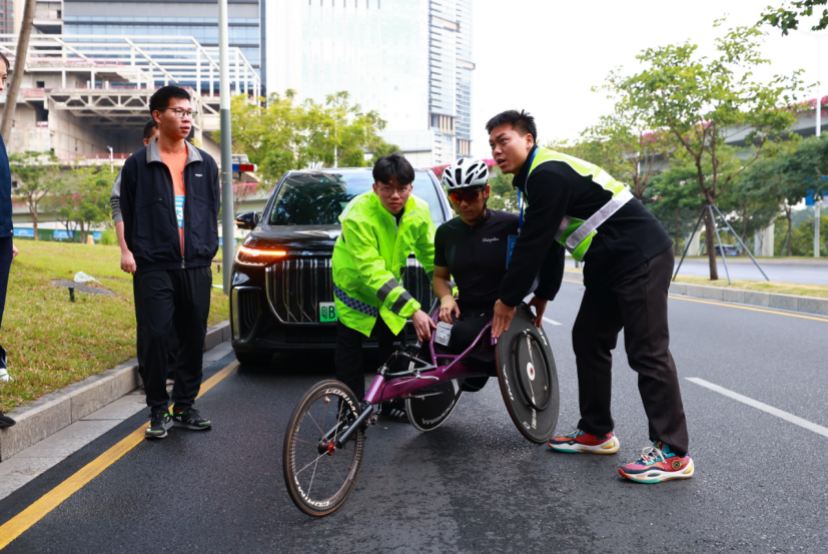 全國殘?zhí)貖W會(huì)田徑（馬拉松）重點(diǎn)項(xiàng)目測(cè)試活動(dòng)在深圳圓滿舉行