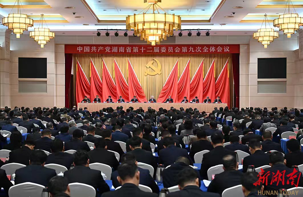 湖南省委十二屆九次全體會(huì)議決議發(fā)布