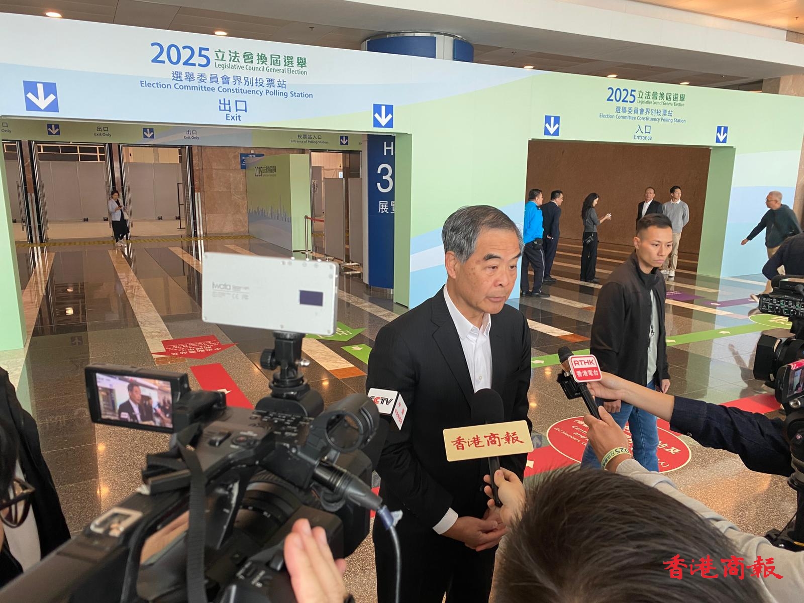 立法會(huì)選舉丨梁振英呼籲市民積極投票