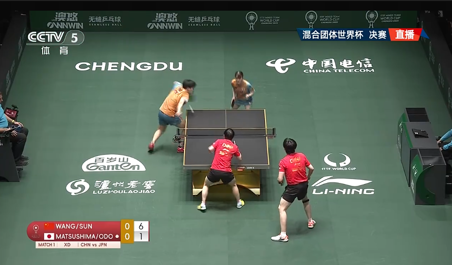 中國(guó)隊(duì)蟬聯(lián)國(guó)際乒聯(lián)混合團(tuán)體世界盃冠軍