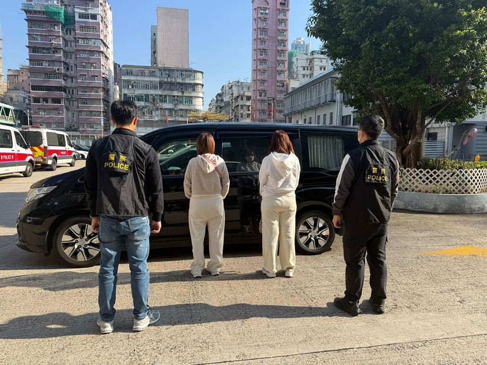 警方深水埗掃黃拘兩外籍女